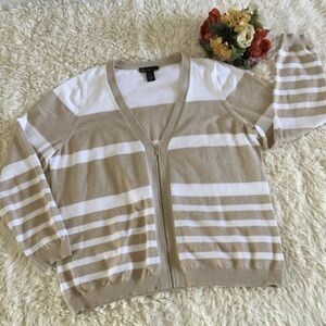 Lane Bryant Striped Cardigan Size 22/24
